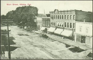 Main Street, Athens, Ontario, Canada (1910)