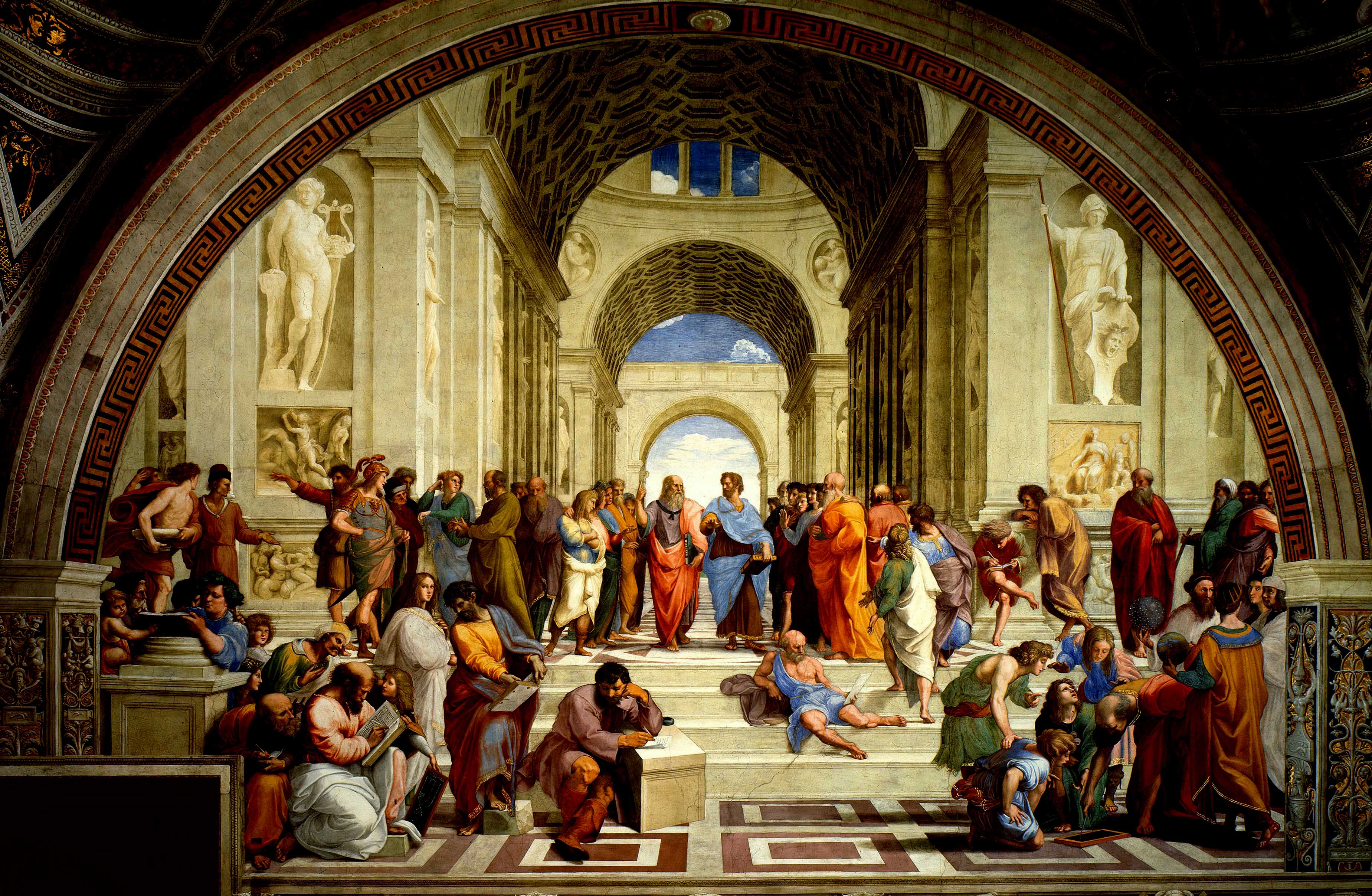 The School of Athens  or Scuola di Atene by Raphael