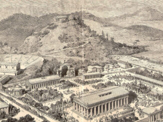 An artist s impression of ancient Olympia