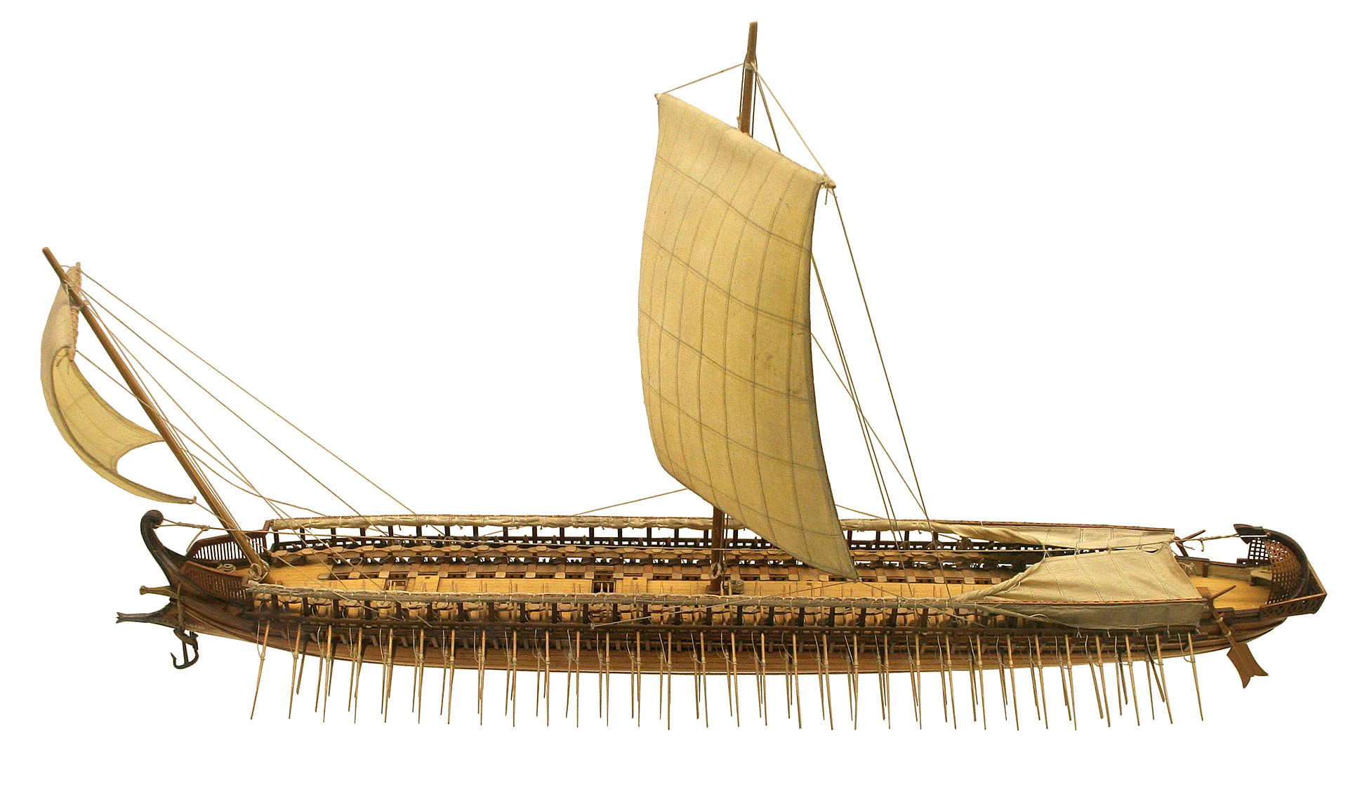 Model of a Greek trireme
