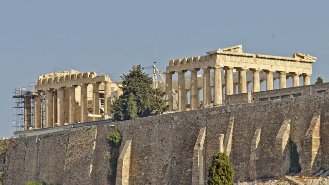 The Parthenon in Athens, one of the leading city-states of the ancient world