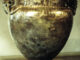 The Vix Krater, an imported Greek wine-mixing bronze vessel found in the HallstattLa Tène grave of the Lady of Vix, Burgundy, France, c. 500 BC
