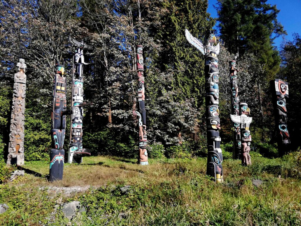 Totem from aboriginal people of Canada. Photo By Thanasis Bounas