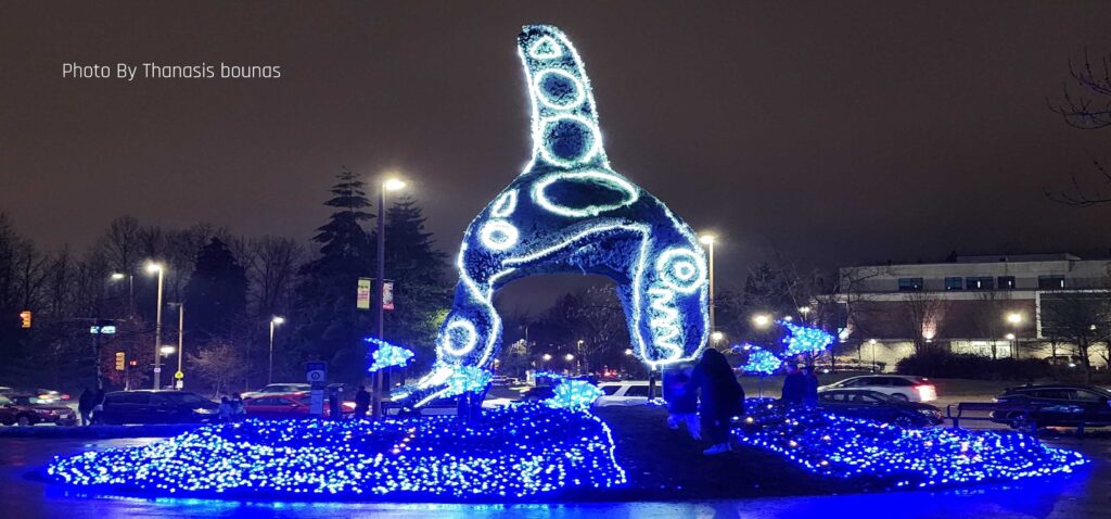 Coquitlam, British Columbia is very beautiful at Christmas Photo By Thanasis Bounas