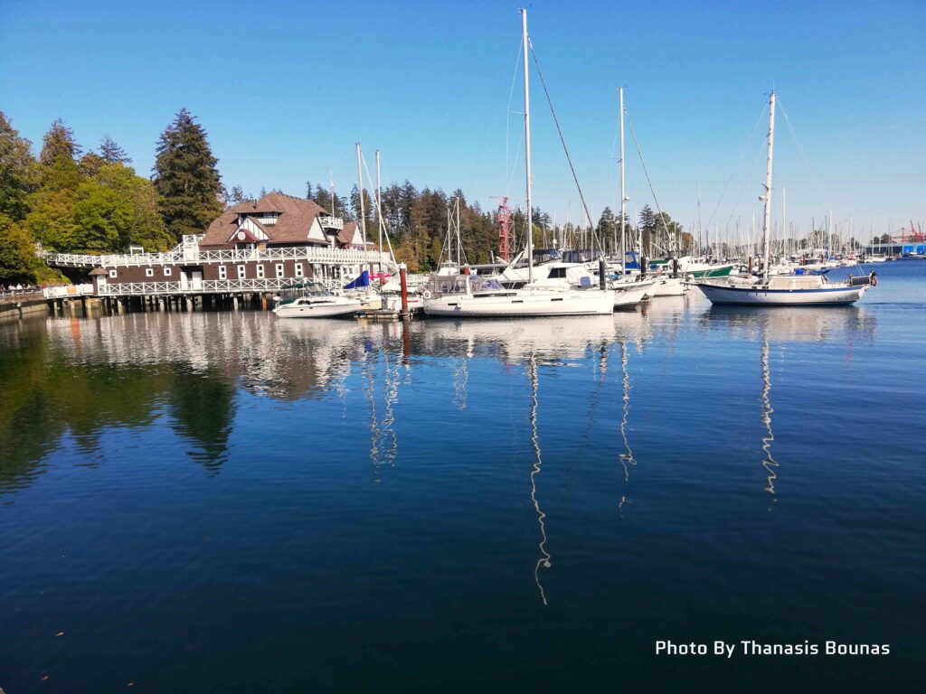 Two very beautiful spots that you will enjoy if you visit Vancouver are Western Pacific Marine and the Vancouver Rowing Club marina - Photo By Thanasis Bounas