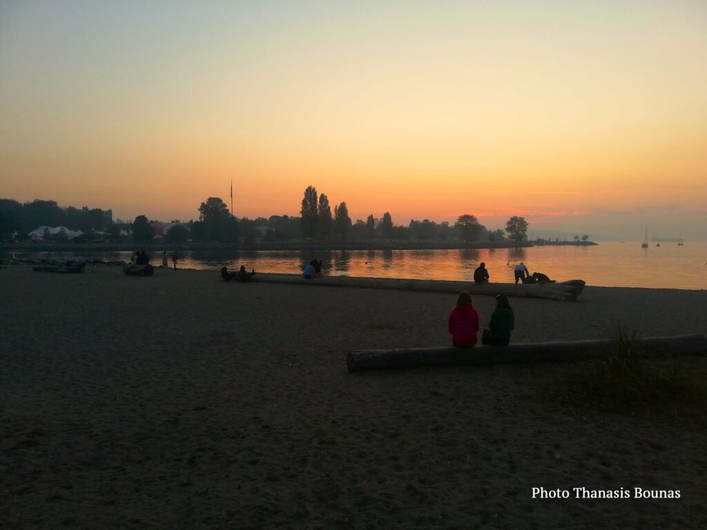 Sunset Beach Park in Vancouver, British Columbia - Photo By Thanasis Bounas