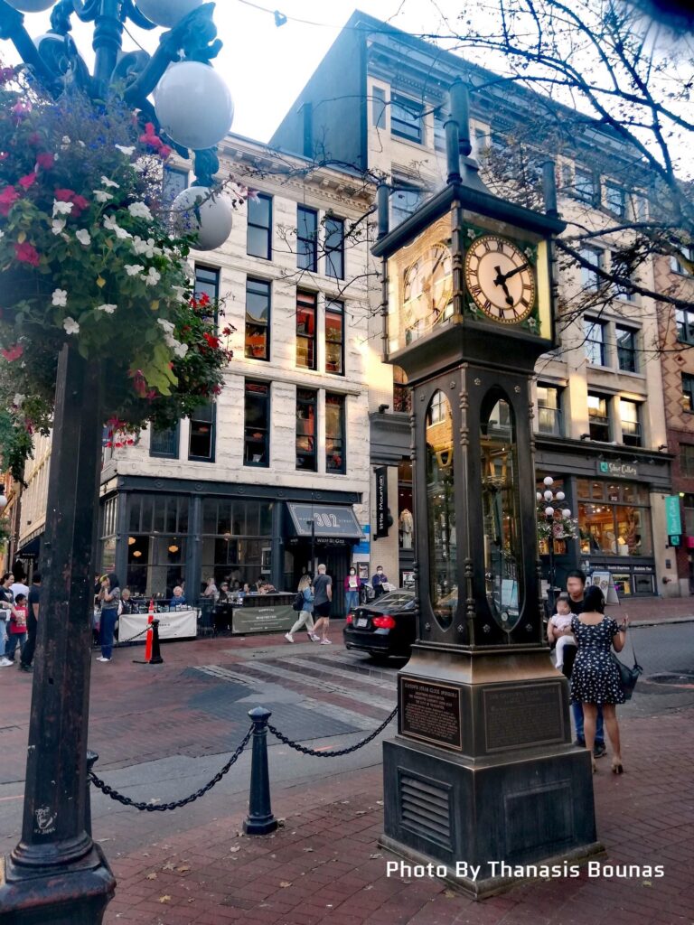 The story of the Gastown Steam Clock in Vancouver, British Columbia - Photo By Thanasis Bounas