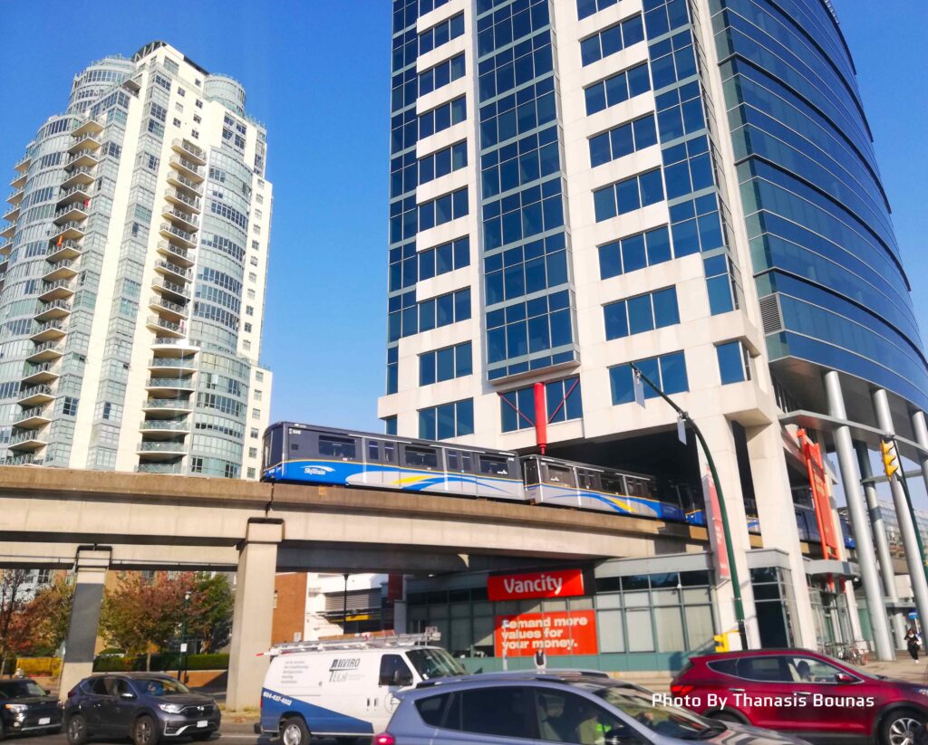 The story of the SkyTrain in Vancouver British Columbia - Photo By Thanasis Bounas