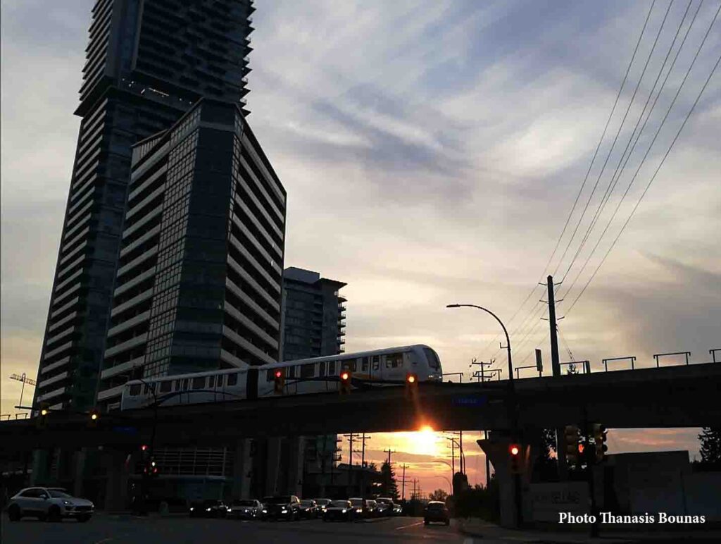 The story of the SkyTrain in Vancouver British Columbia - Photo By Thanasis Bounas