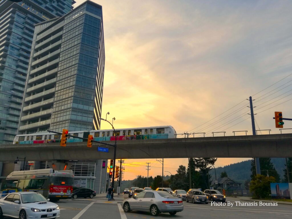 The story of the SkyTrain in Vancouver British Columbia – Photo By Thanasis Bounas